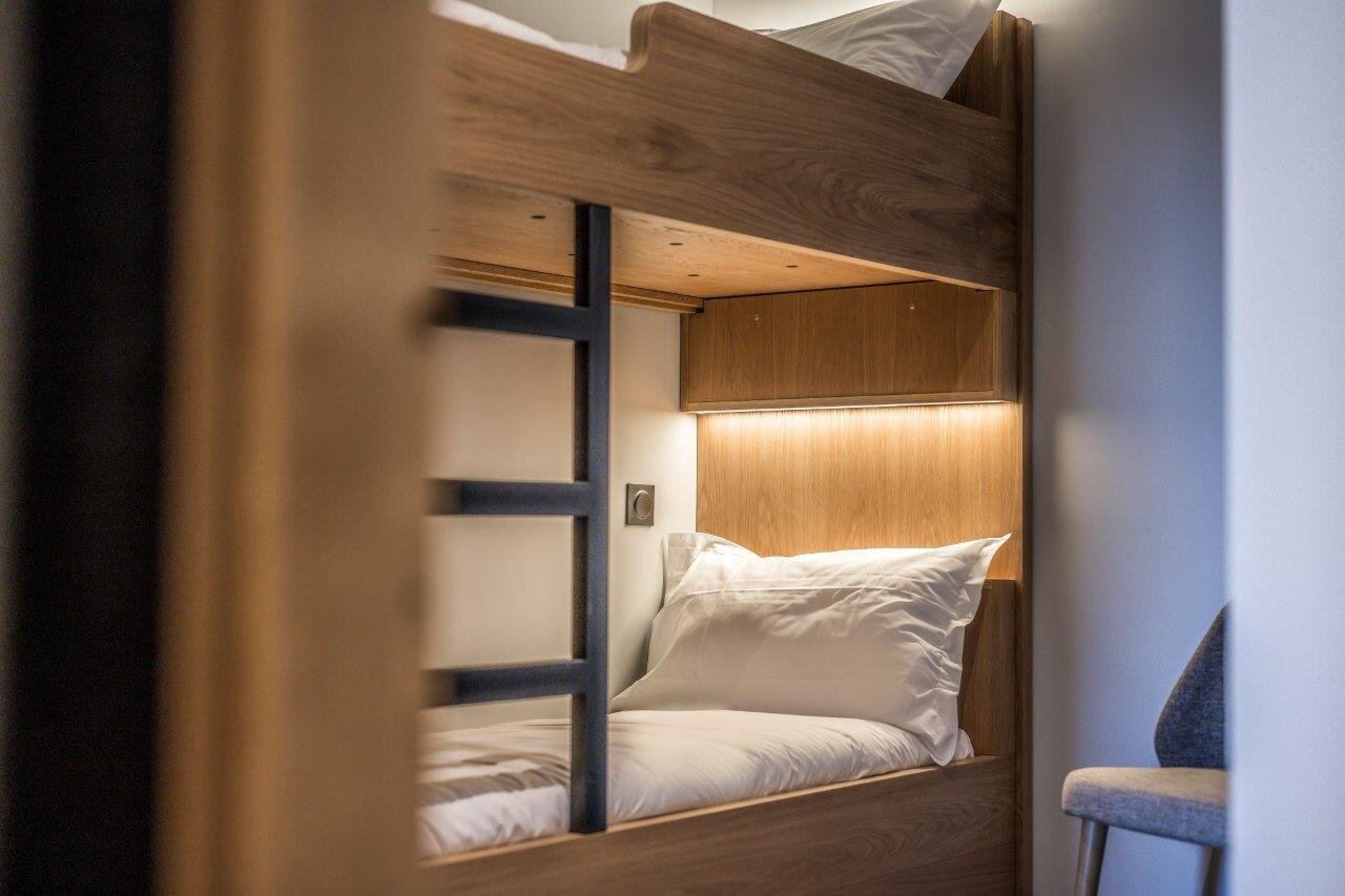 Bunk bed in ski chalet Suite Luk, Arc 1950