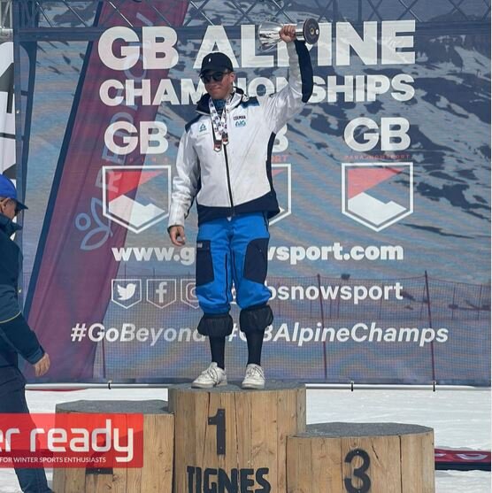 Max Laughland ski racer