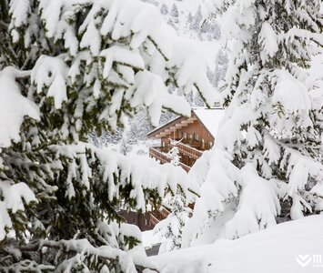 snowy picture of meribel