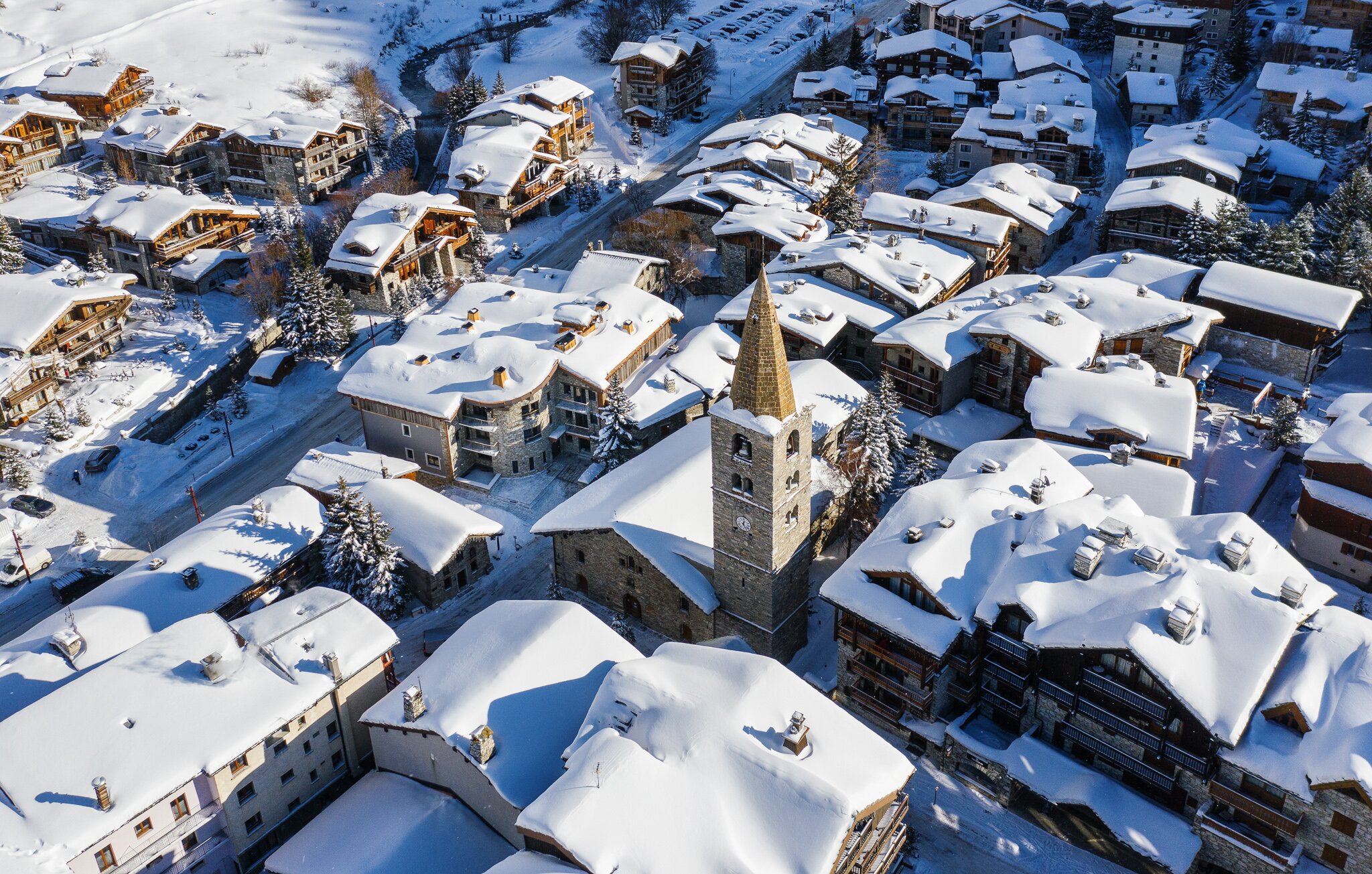 eye view of Aspen House, Val d'Isere